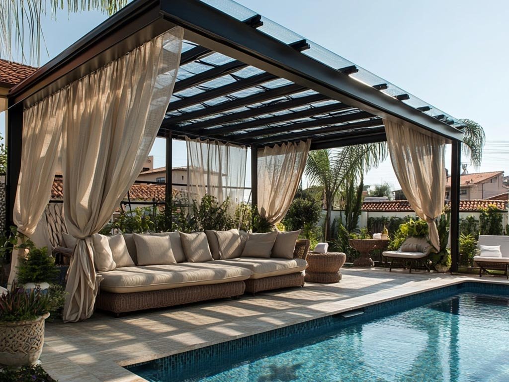 Custom outdoor shade solution installed by local awning experts in Yuma, AZ